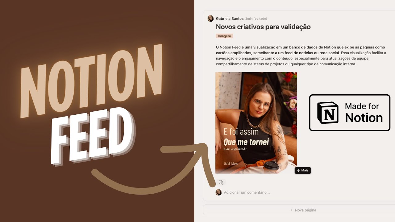 Conheça o NOTION FEED:  transforme sua base de dados em um feed interativo!