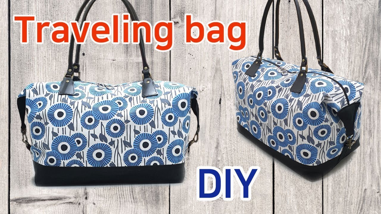 여행가방 만들기/보스톤백/ Traveling bag/Make a big bag/Boston bag/Machen Sie eine große Tasche
