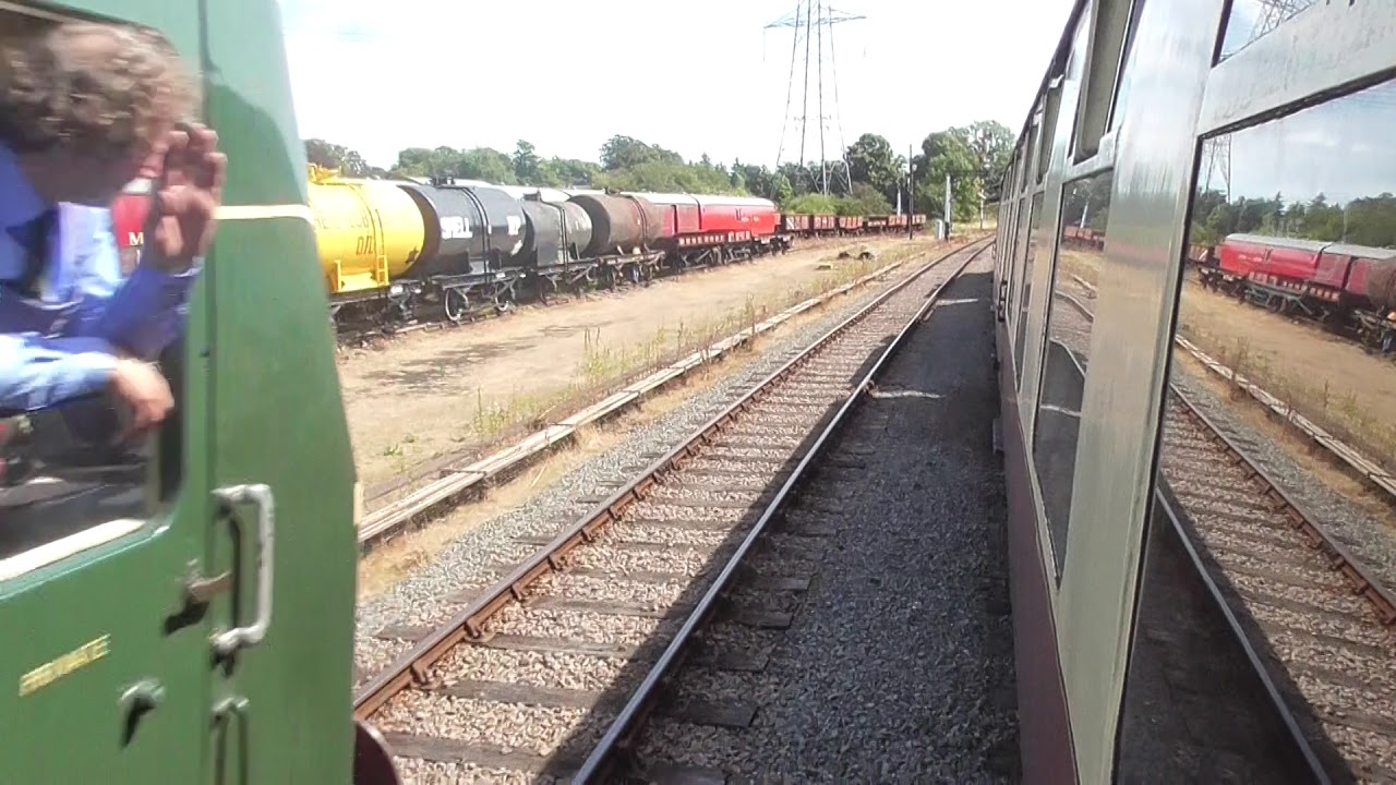 Great Central Railway 48624+73156 all line non stop express Loughborough-Leicester 11th August 2018