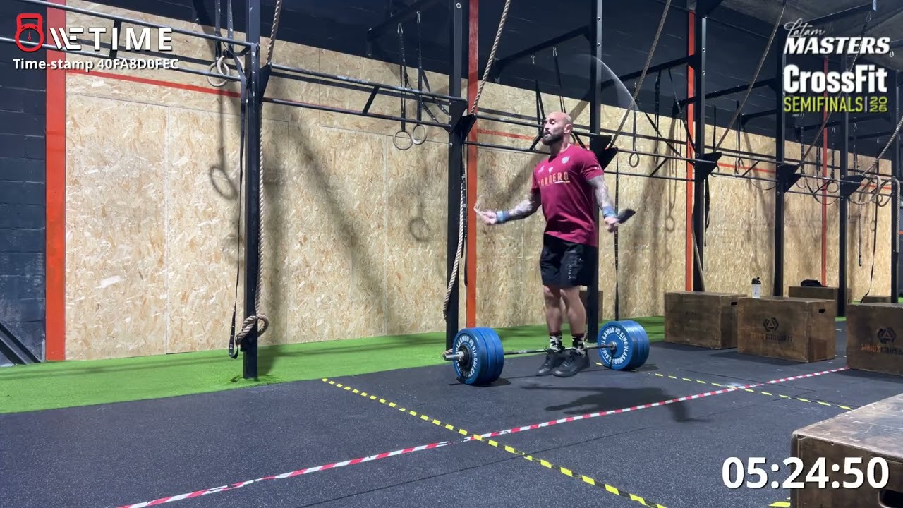 Raul Cordero Latam Másters categoría Élite 45-49 Workout 1 