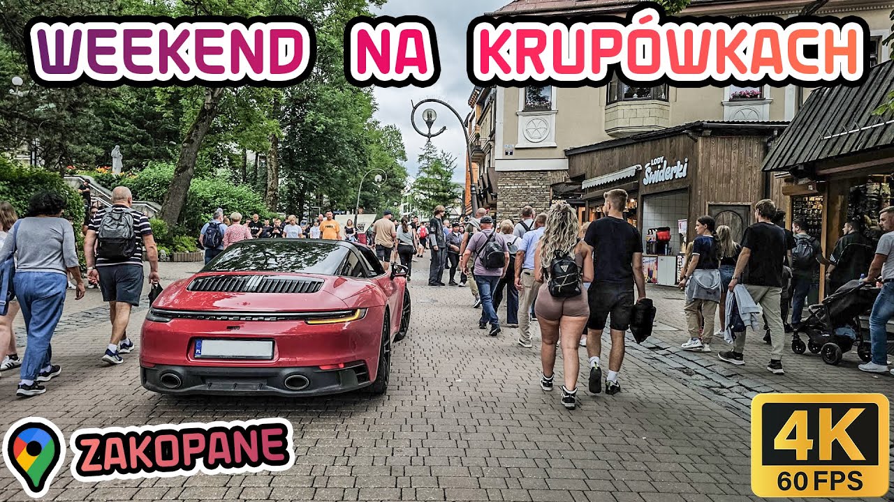 🔴Zakopane Krupówki, WAKACJE, spacer po najsłynniejszej ulicy miasta,  2025.07.25 ASMR