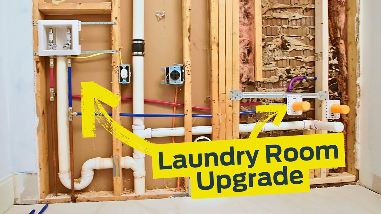 How To: Rough-In a Laundry Sink