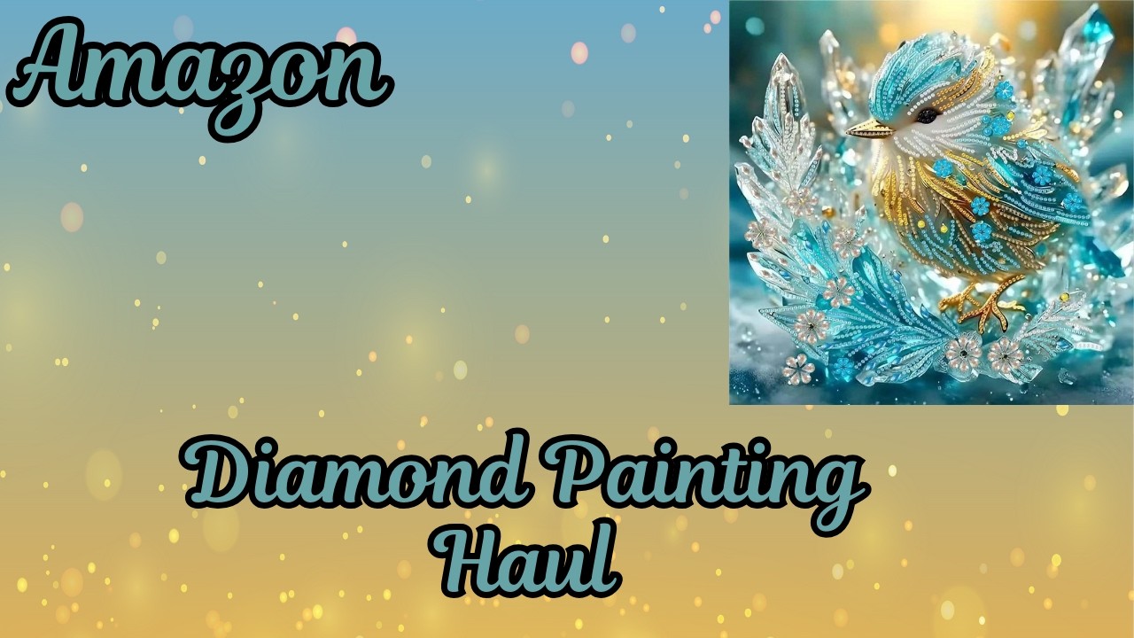**HUGE** AMAZON Diamond Painting Unboxing / Diamond Art Craft Haul Part 3 [128 A]