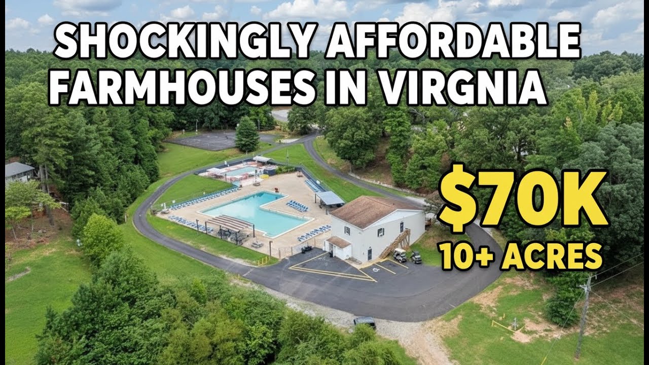 Top 5 SHOCKINGLY AFFORDABLE Farmhouses in Virginia You Can STILL BUY RIGHT NOW