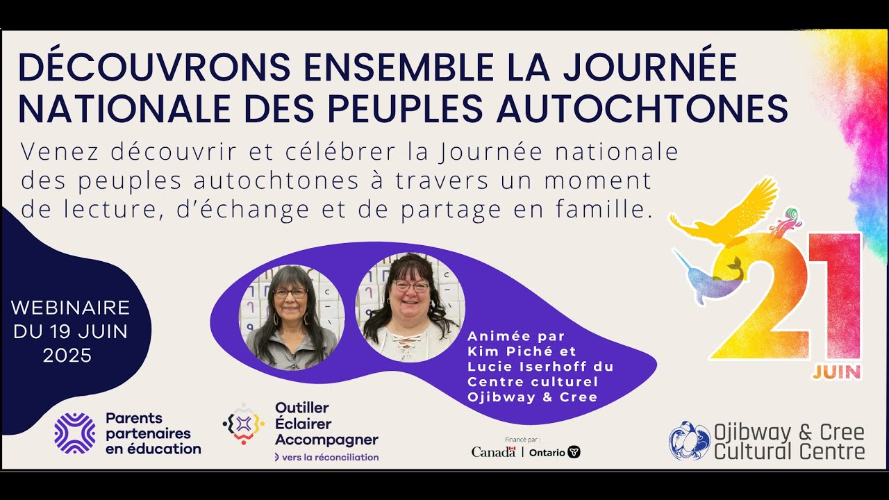Découvrons ensemble la Journée nationale des peuples autochtones - Webinaire du 19 juin 2025