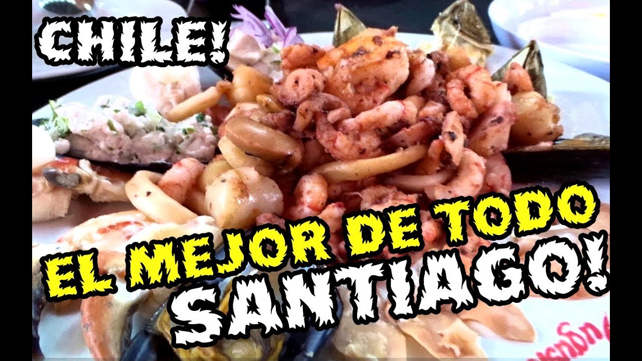 COMIENDO EN EL MEJOR RESTAURANTE DE SANTIAGO DE CHILE -PASEO POR EL MERCADO CENTRAL Y PLAZA DE ARMAS