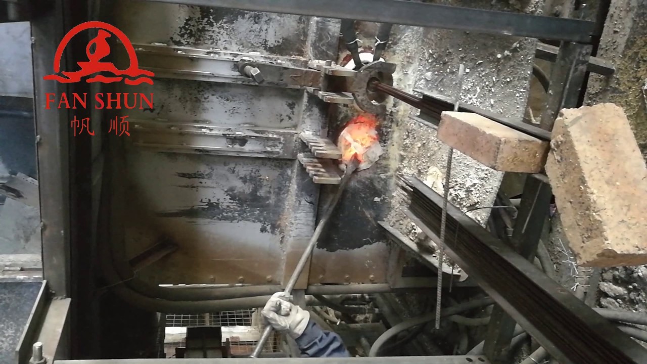 change graphite mold for brass continuous casting line 换模 0