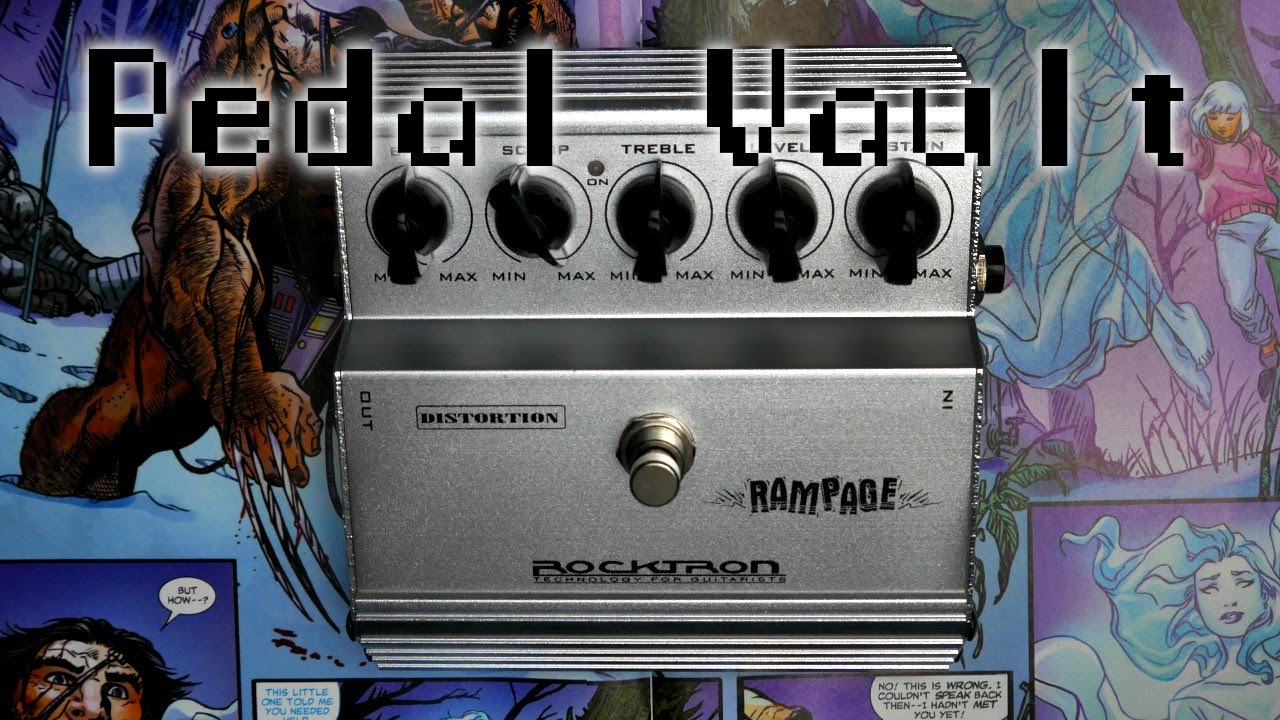 For some reason those old pedals deliver! Rocktron Rampage Distortion (Pedal Vault)