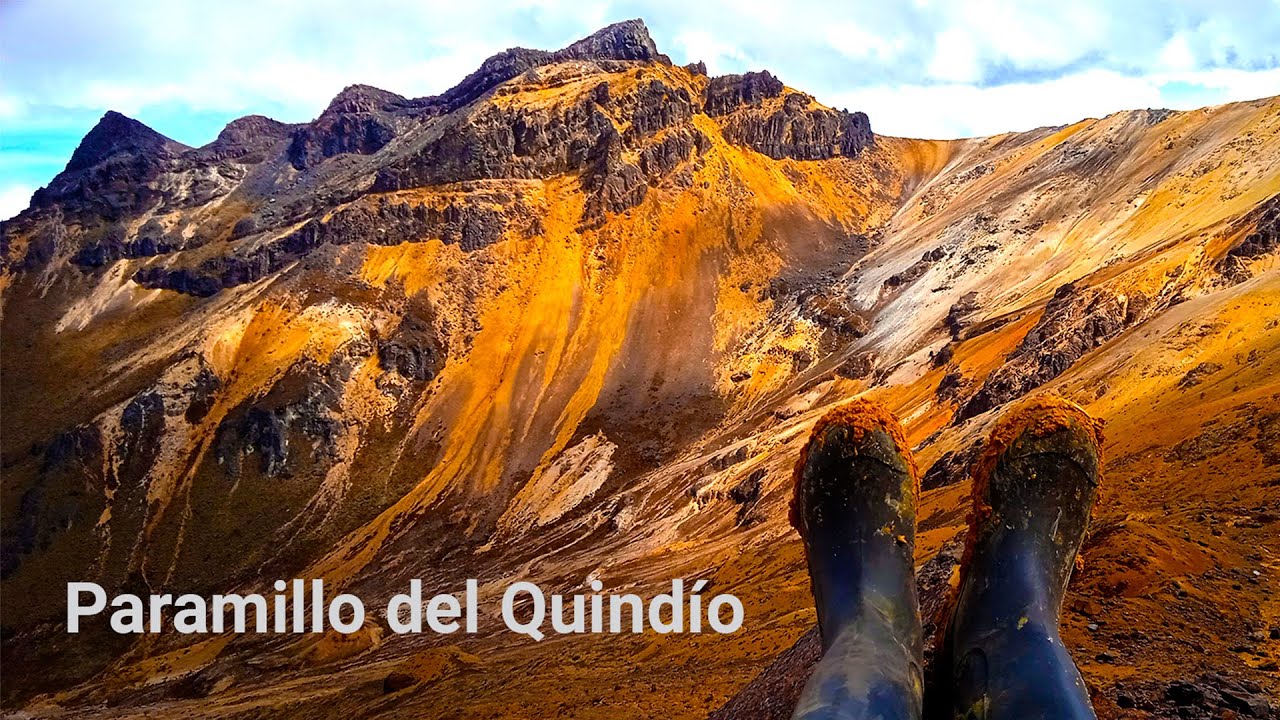 Paramillo del QUINDÍO, un VOLCAN de los Andes Colombianos PNN LOS NEVADOS 🏔️