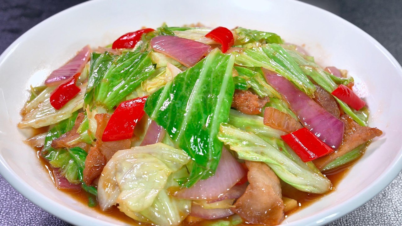 手撕包菜好吃有诀窍，多加一个步骤，脆嫩爽口，鲜香入味，太下饭#food #烟火味厨房 #cooking