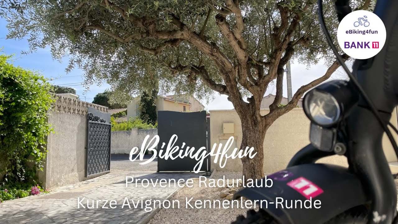 Provence Radurlaub  #1 - Anreise und Avignon Kennenlern Runde