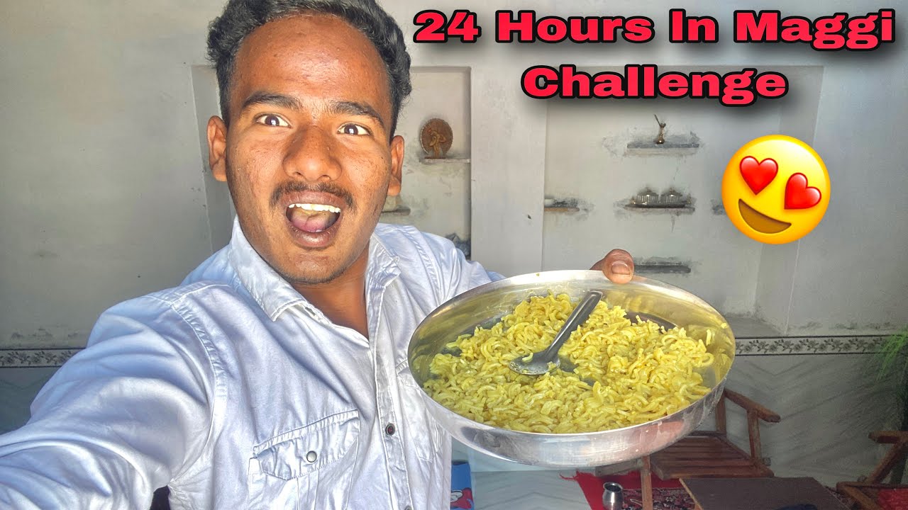 24 Hours ln Maggi Challenge😲