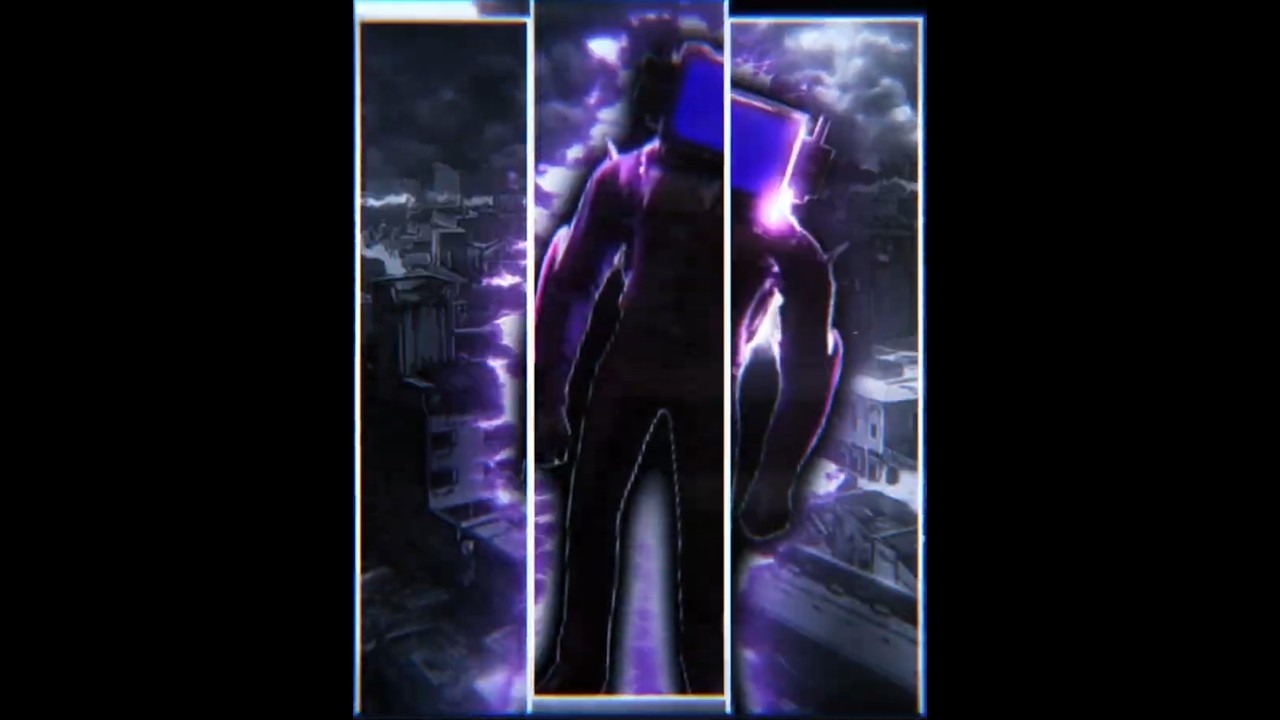 Shadow Tv man slaps infected human | Shadow tv man edit | #edit #skibiditoilet #manga #mangaedit