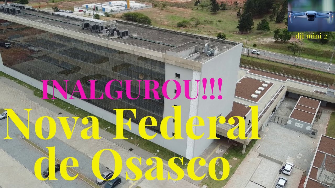 Como est&aacute; a nova universidade federal Campus Osasco -SP Imagens de Drone footage