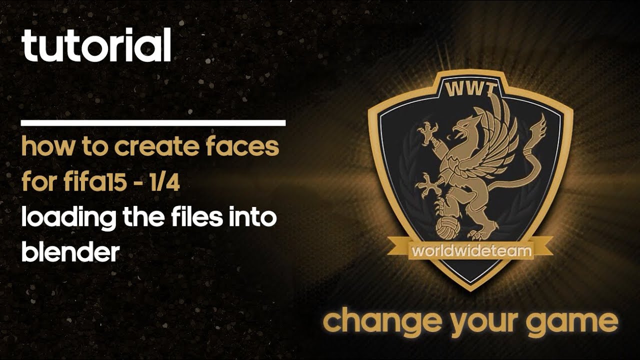 Tutorials: How to create faces for FIFA15 - 1/4