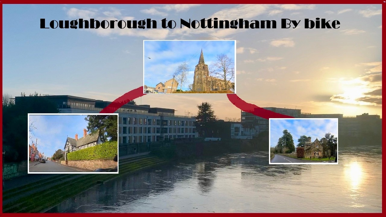 Loughborough to Nottingham by bike - Learning the ropes with the Insta360