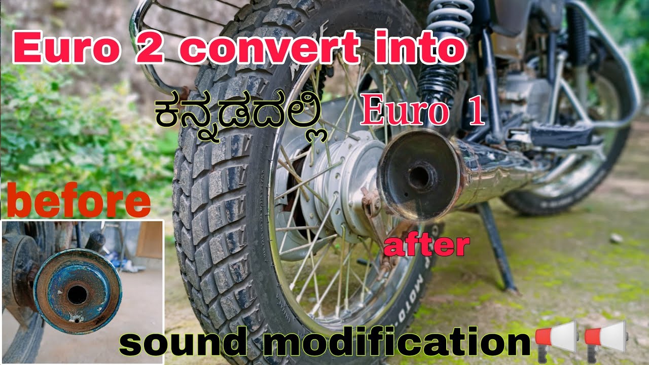 Splendor euro 1 silencer making | kannada