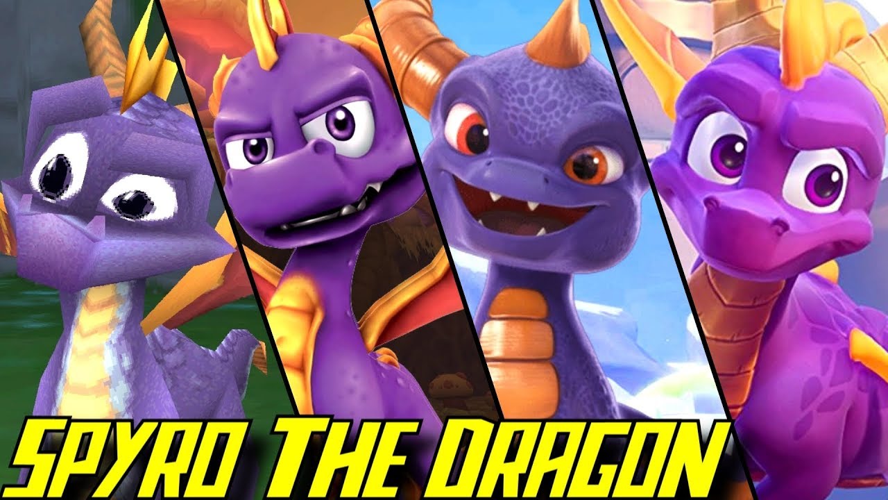 Evolution of Spyro (1998-2018)