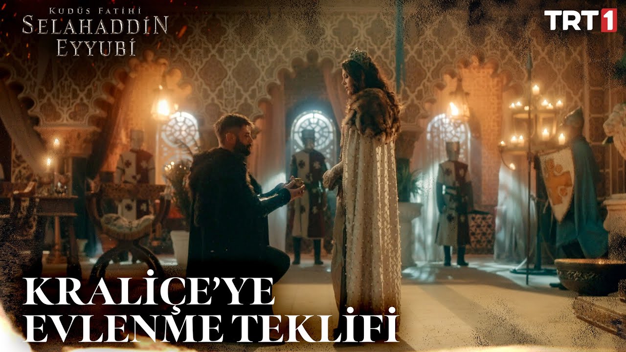 Bernard'ın Kraliçe'ye Evlenme Teklifi - Kudüs Fatihi Selahaddin Eyyubi 22. Bölüm @trt1