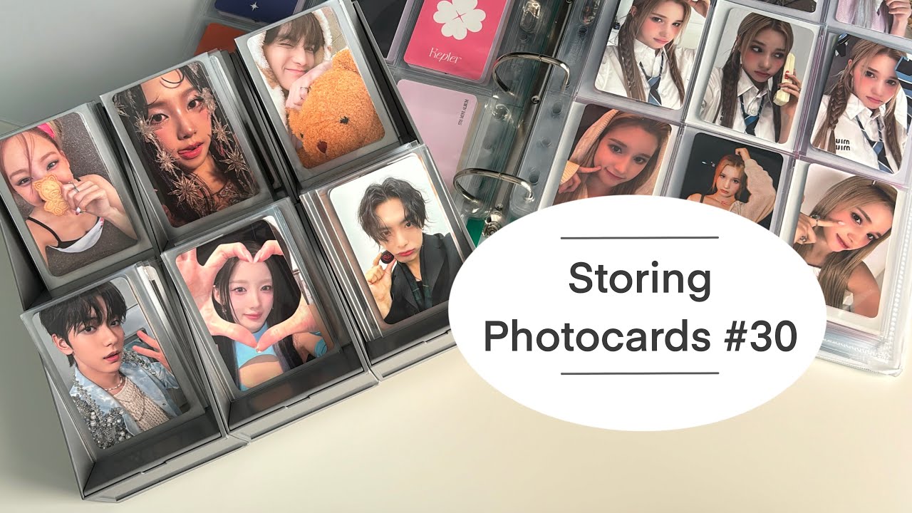 Storing & Organising Photocards In My Binder #30 ヽ(´・｀)ﾉ