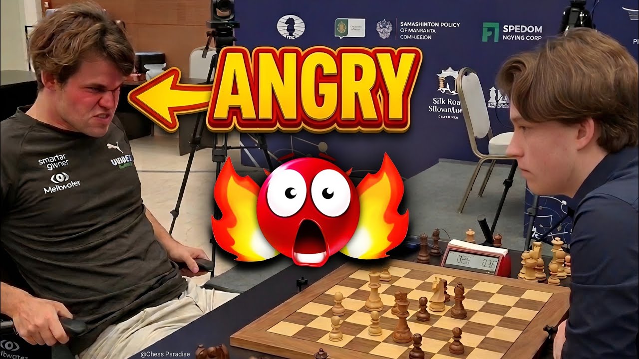 18-Year-Old Prodigy Made Magnus Carlsen Angry!😱
