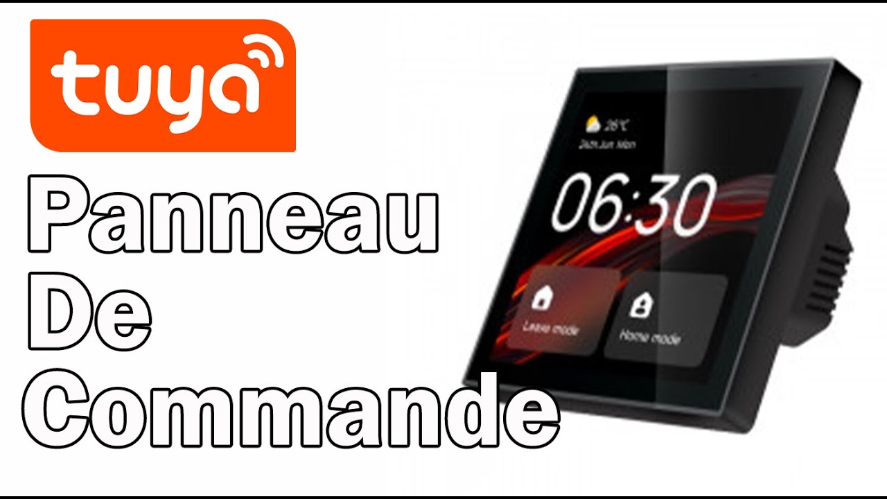 MOES - ECRAN DE COMMANDE WIFI & ZIGBEE TUYA AVEC ALEXA