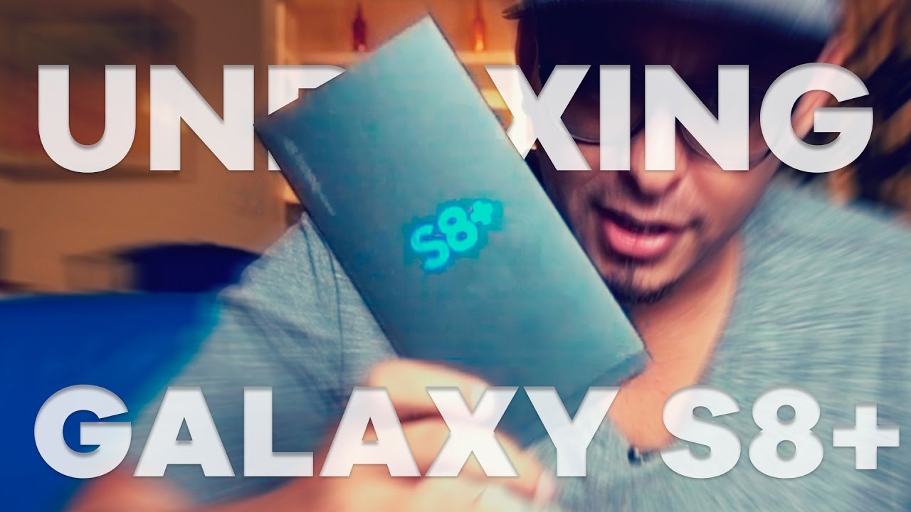 Tirando da caixa o Samsung Galaxy S8 Plus - Unboxing