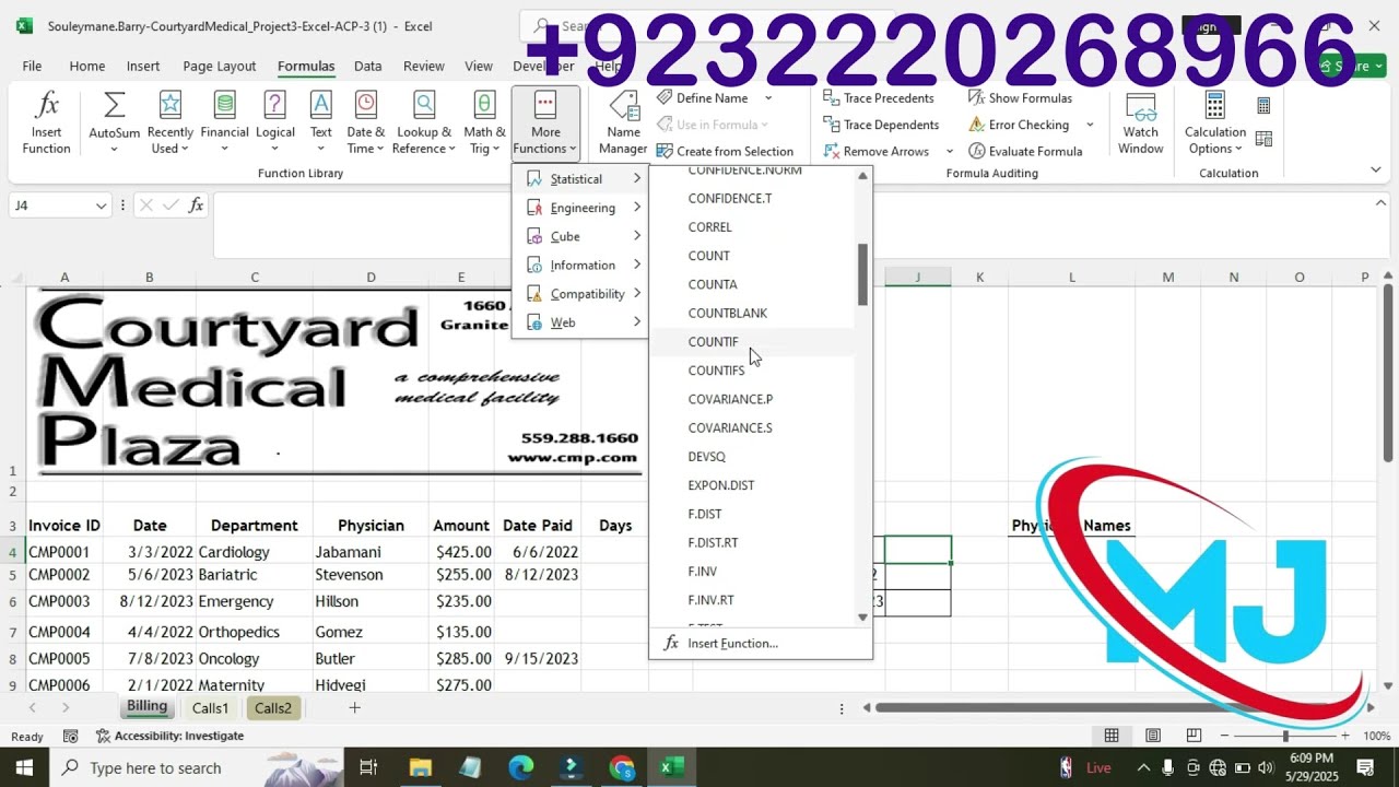 In Practice Excel 365: Application Capstone Project 3 |SIMnet Help Assignment |  Excel 365 Project 3