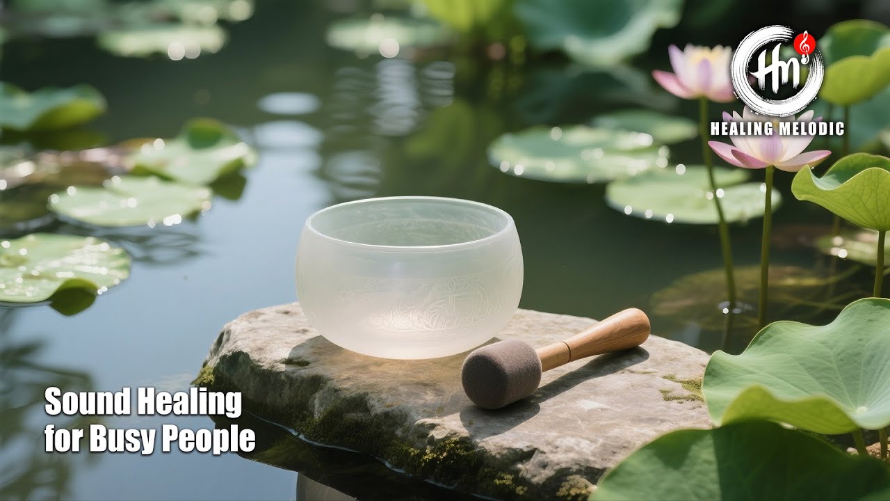 Crystal Singing Bowl Sound Healing Melodic | 15 Minutes Healing for Inner Peace #healingmelodic
