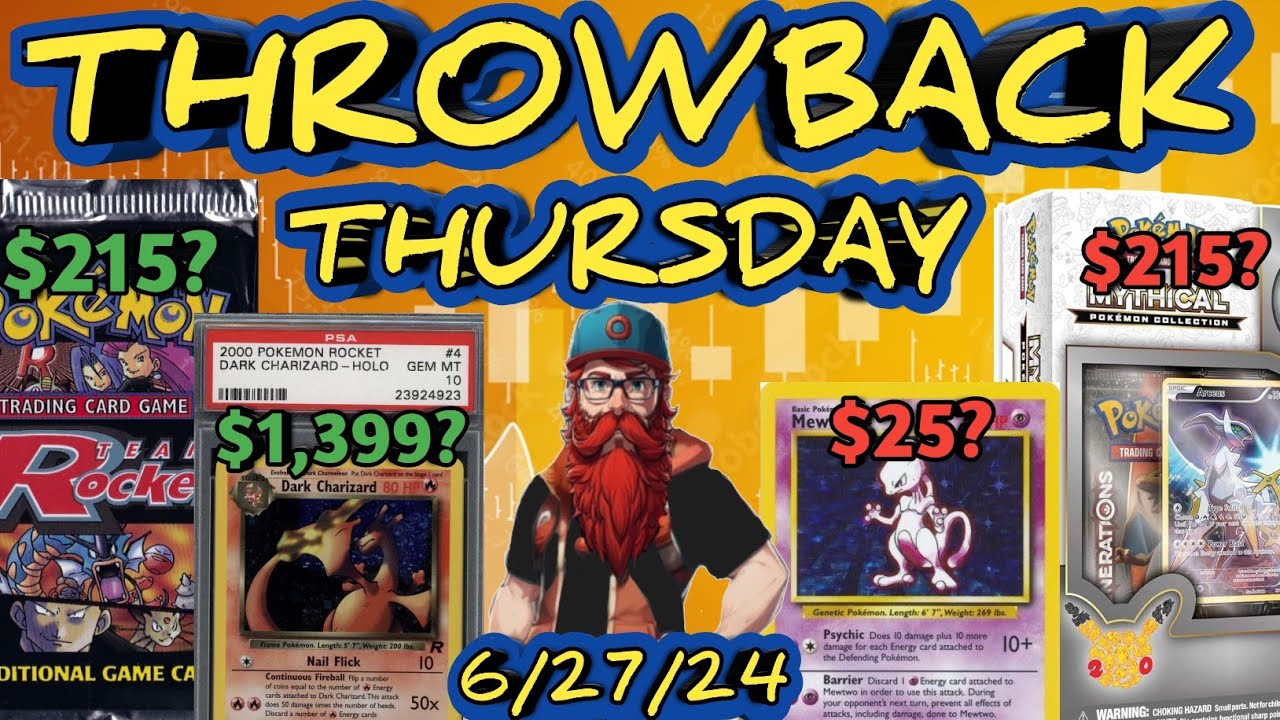 POKEMON THROWBACK THURSDAY!! Weekly Vintage Investing & Collecting Market Update!