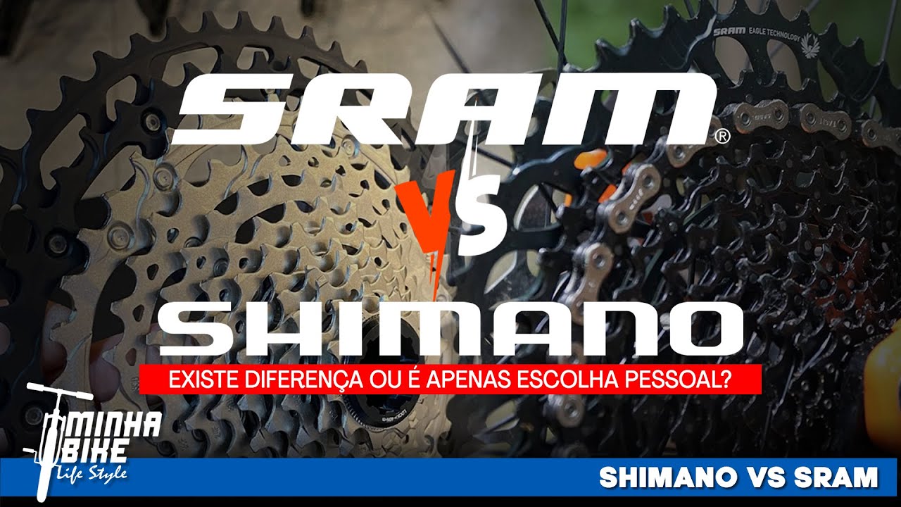 SRAM vs SHIMANO | COMO SABER QUAL MARCA É MELHOR? - Minha Bike Life Style