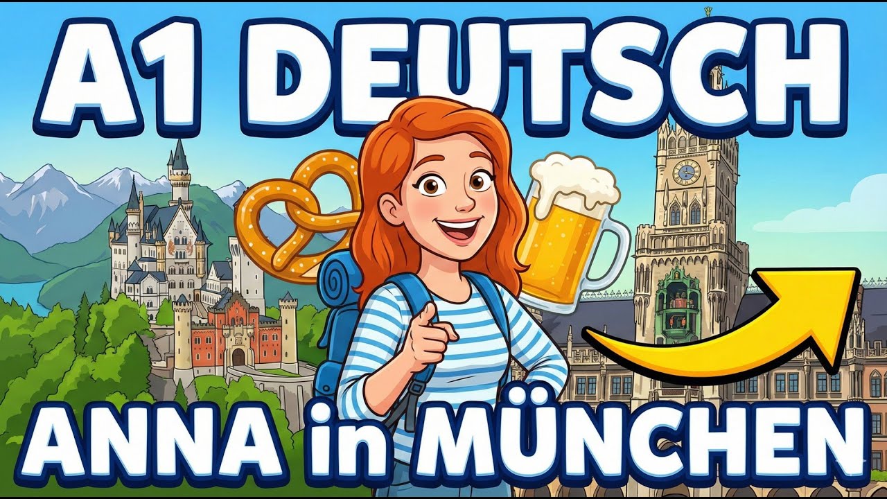 Learn German with A1 Level Story for Beginners: Anna macht Urlaub (Anna goes on vacation)
