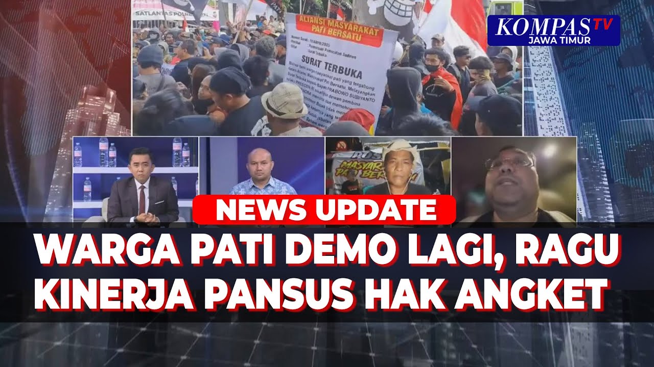 Warga Pati Demo Lagi! Ragu dengan Kinerja Pansus Hak Angket Pemakzulan Bupati Sudewo