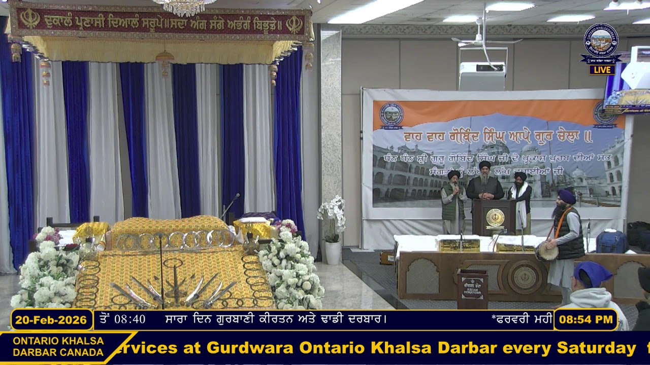 Live From Gurudwara Ontario Khalsa Darbar