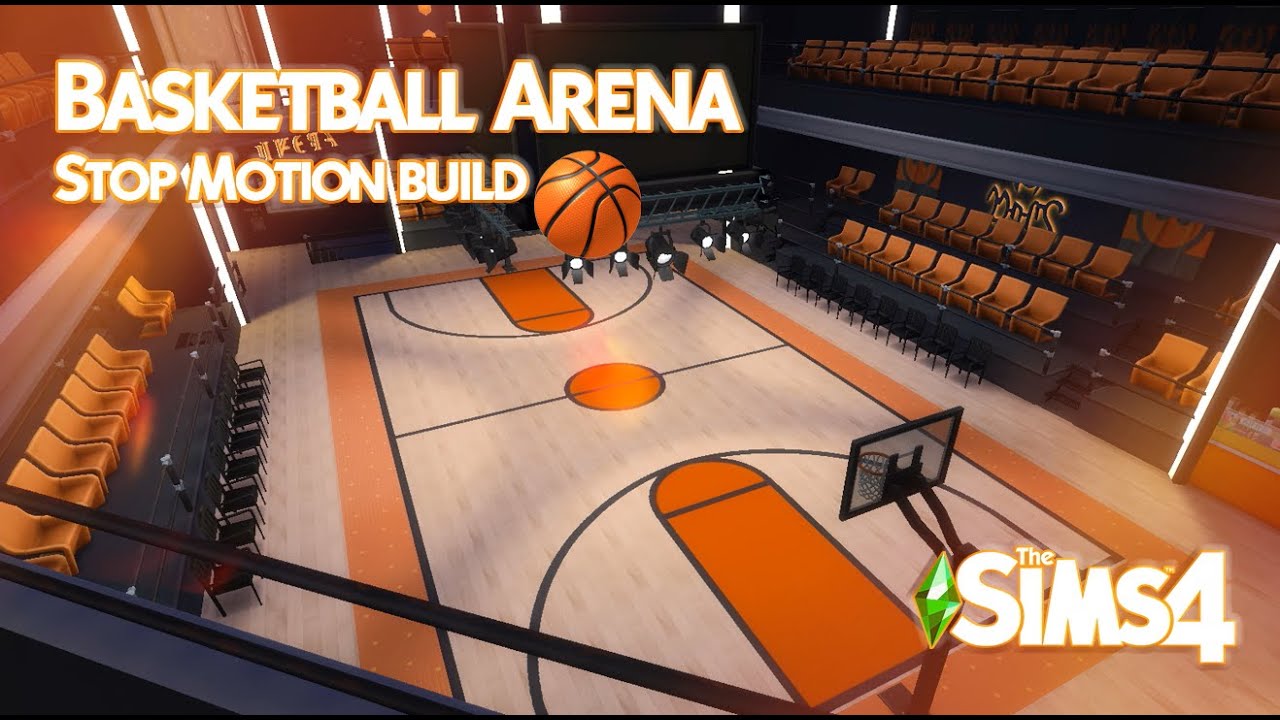 Basketball Arena || The Sims 4 || Stop motion build