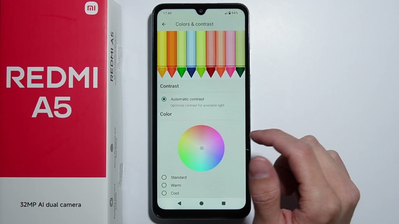 Redmi A5: How to Adjust Color Scheme?