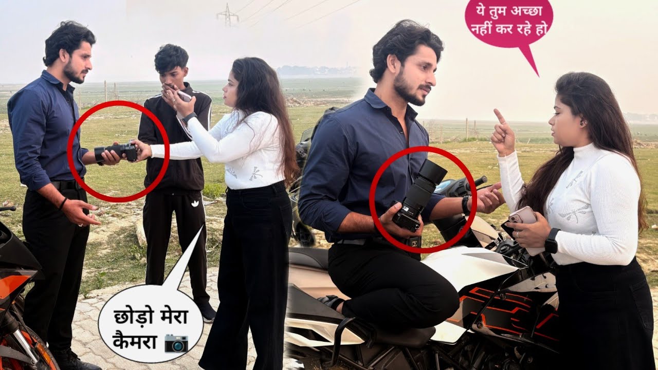 विधायक के लड़के ने दिखाई गुंडागर्दी || Khushi का कैमरा 📷 छिन लिया| Khushi Pandey 