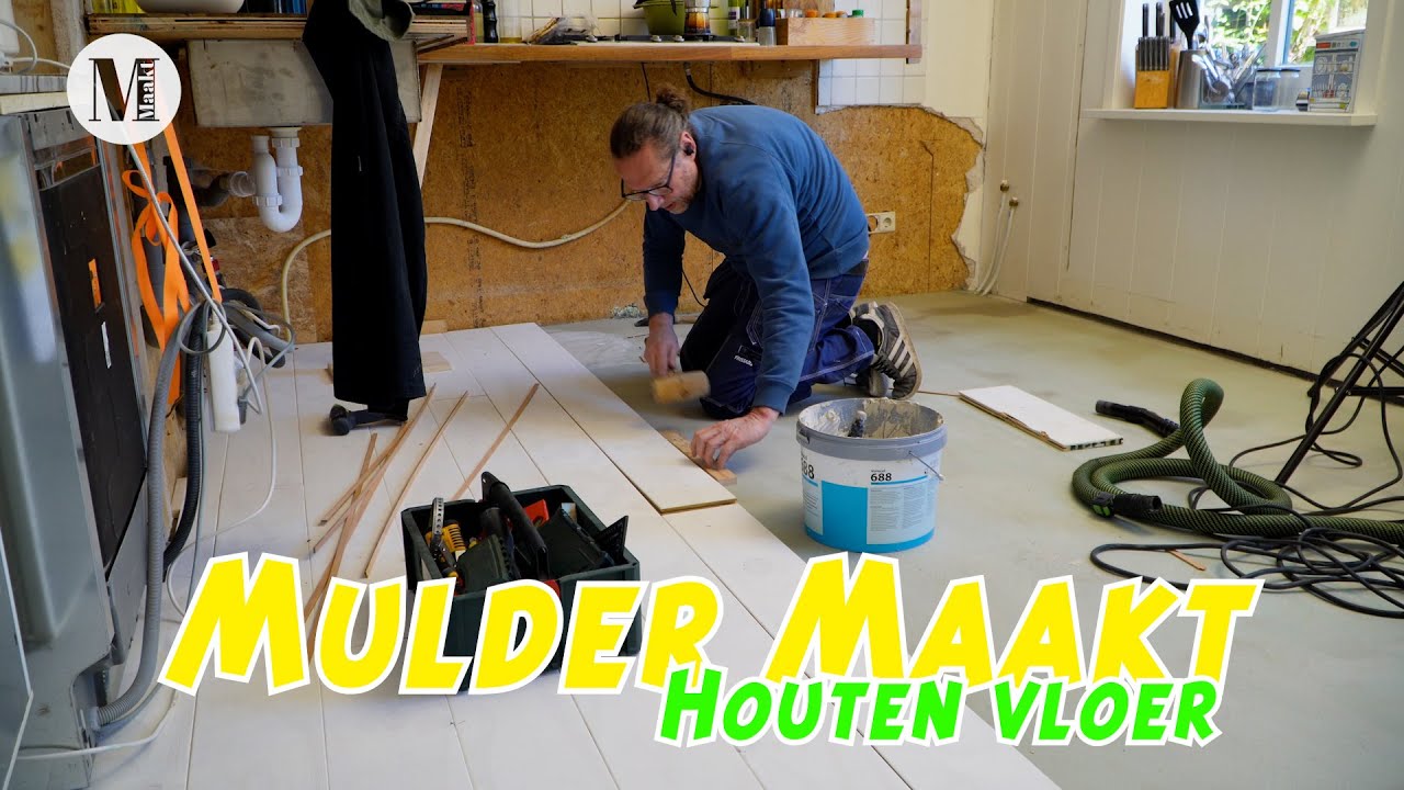 Mulder Maakt keuken vloer van Underlayment