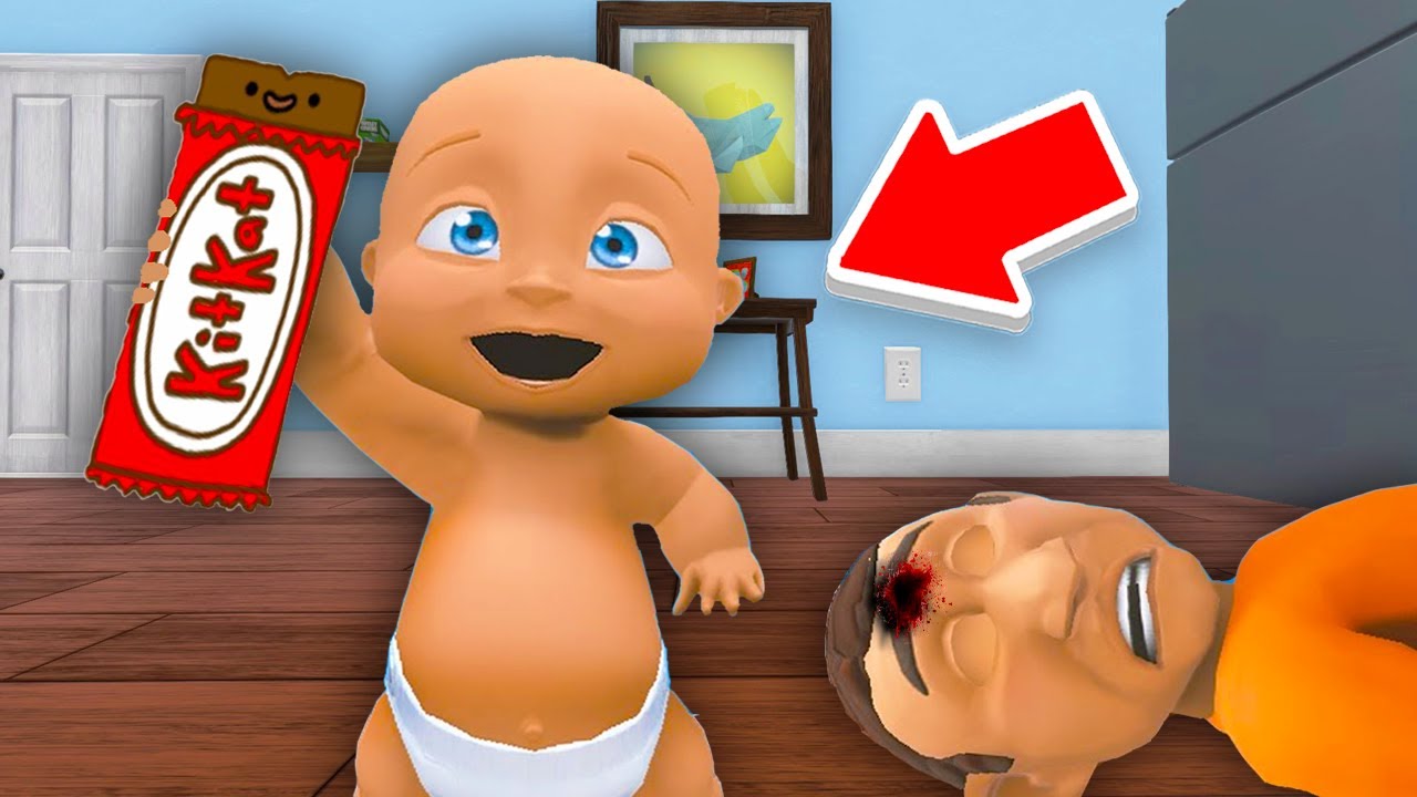 Baby Breaks into HOUSE and STEALS CANDY.. (Who's Your Daddy?)