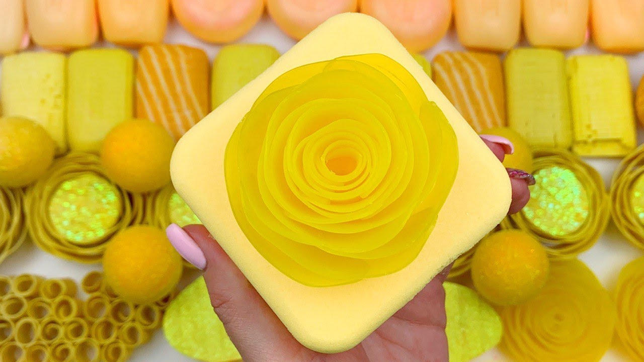 ASMR SOAP★Compilation set★Crushing soap★Cutting soap cubes★FOAM&GLITTER&STARCH★