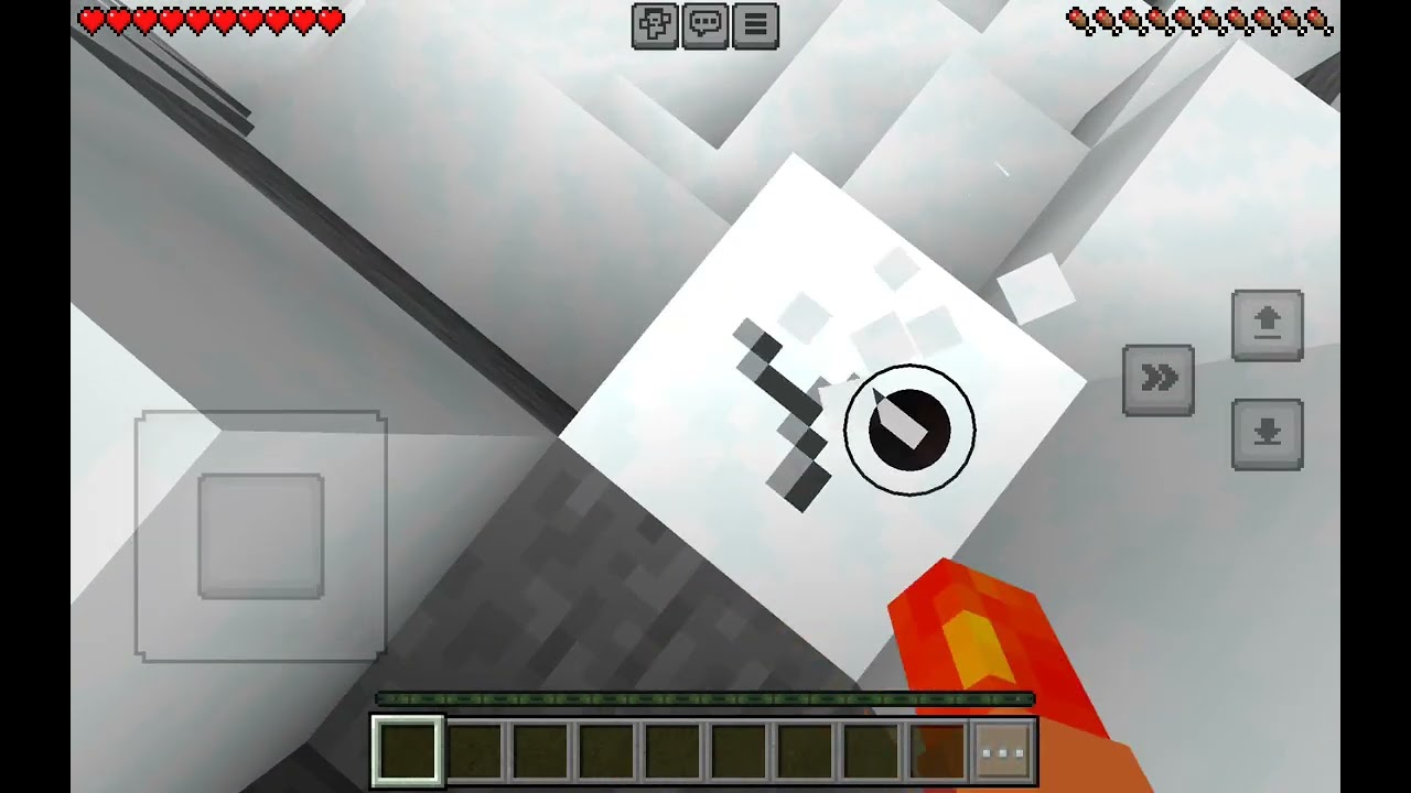 minecraft ama beyaza dokunursan video biter