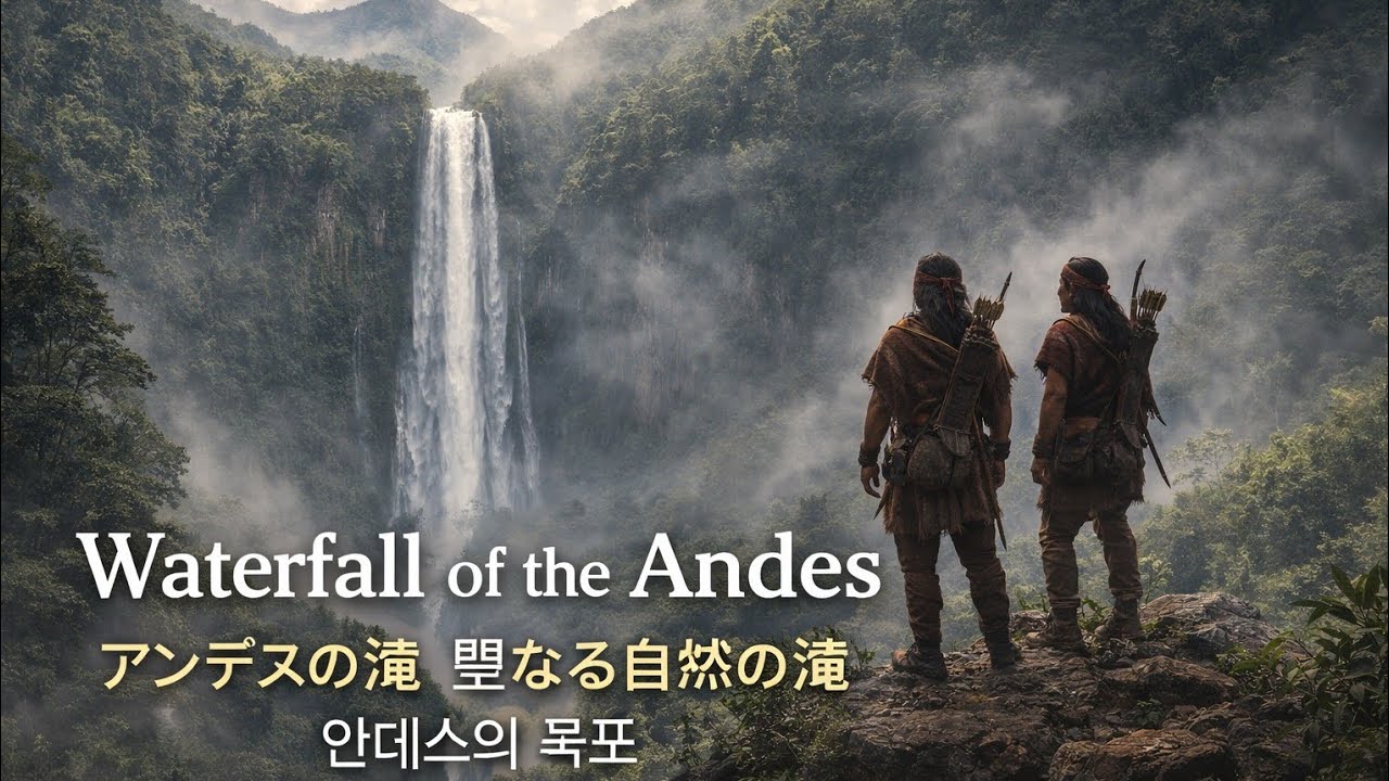 Waterfall of the Andes | Andean Music | アンデスの滝 | 안데스의 폭포