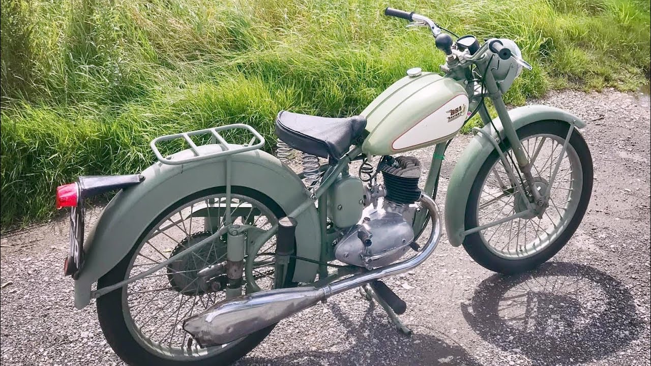 1954 BSA D1 Bantam ride through Ponden, Oldfield and Stanbury to Haworth