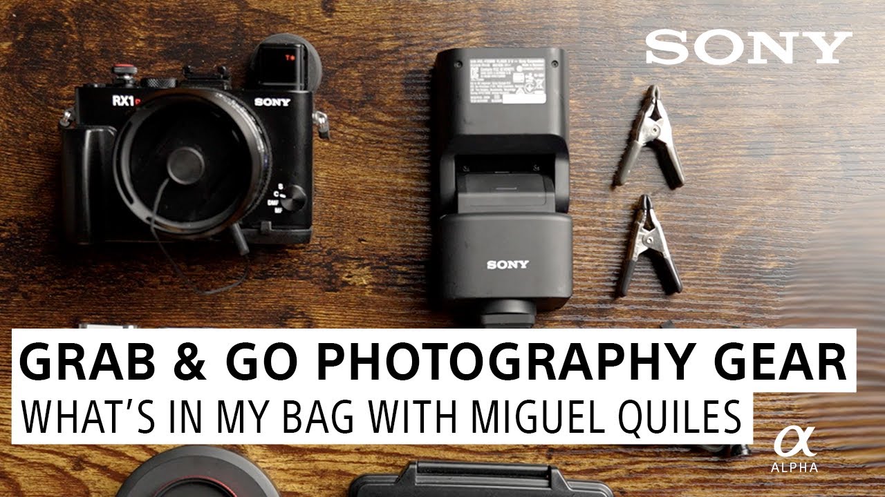 Grab and Go Camera Setup: What's In My Bag with Miguel Quiles