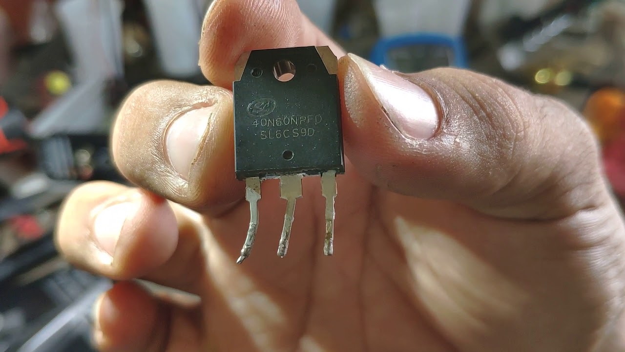Teste IGBT falso vs original , transistor