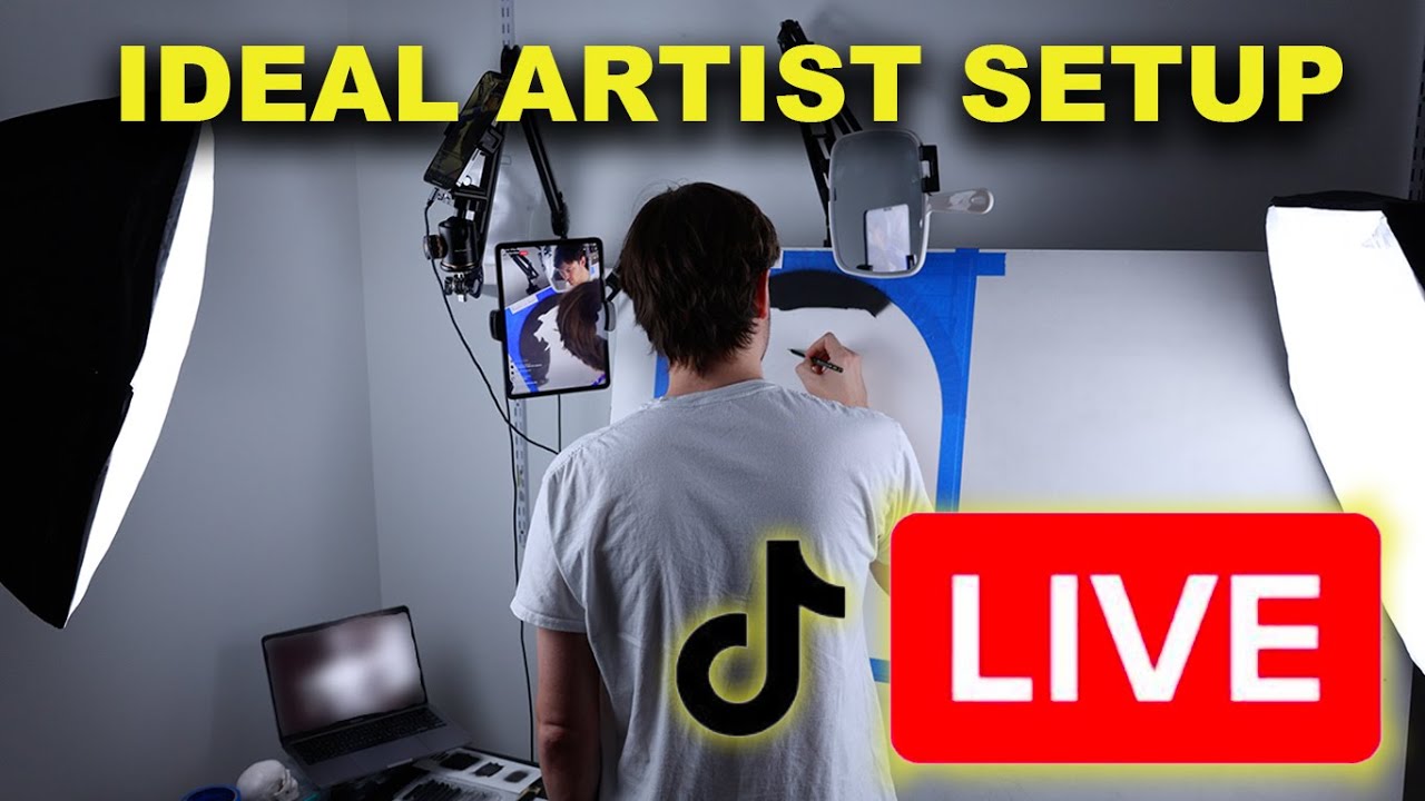 The IDEAL TikTok Live Setup for Artists in 2024! | Cheap & Easy!