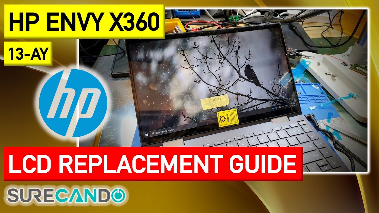 HP ENVY x360 Laptop LCD FHD Replacement Guide 13-AY