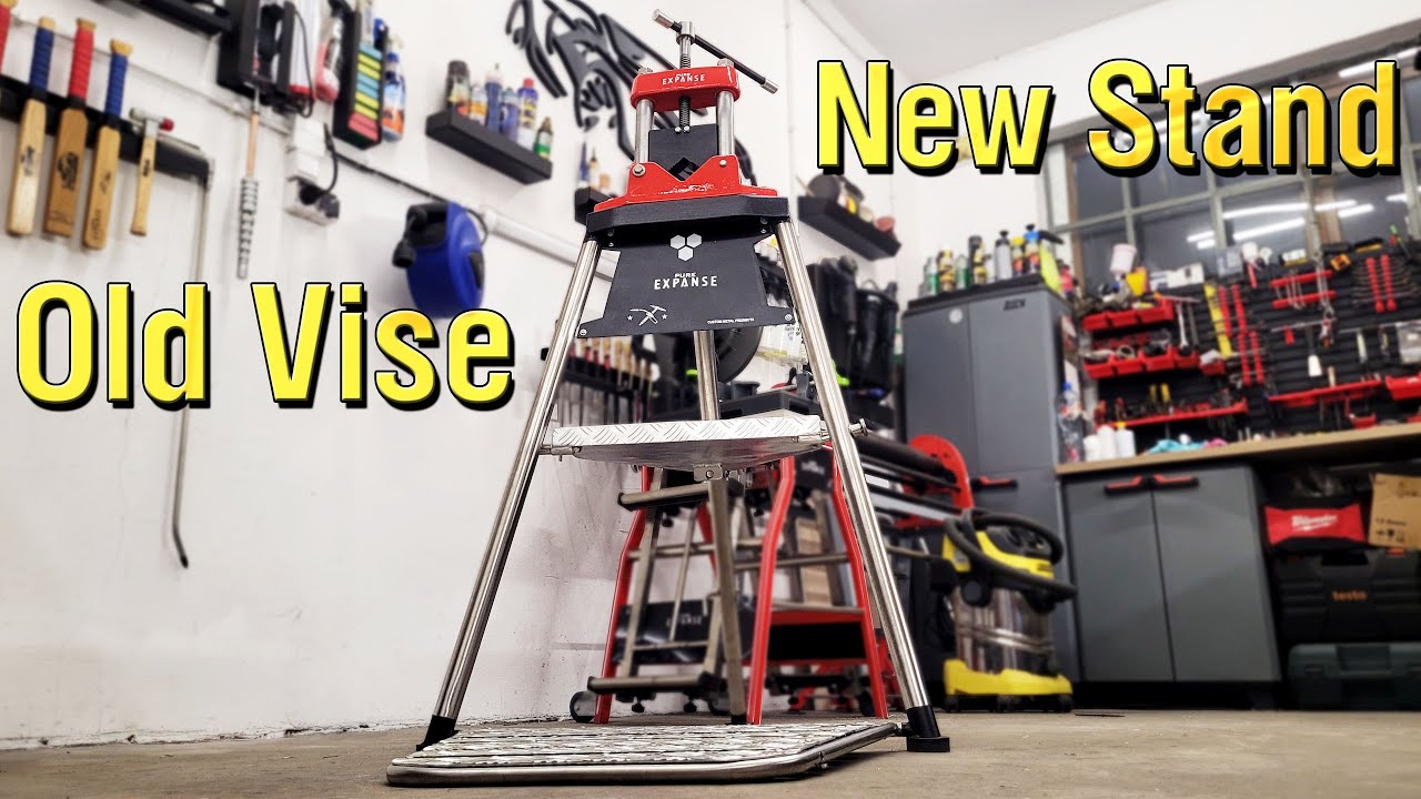 How To Build a Vise Stand - See How To Make a Mobile Vise