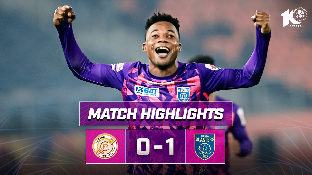 Match Highlights | Punjab FC 0-1 Kerala Blasters FC | MW 10 | ISL 2023-24