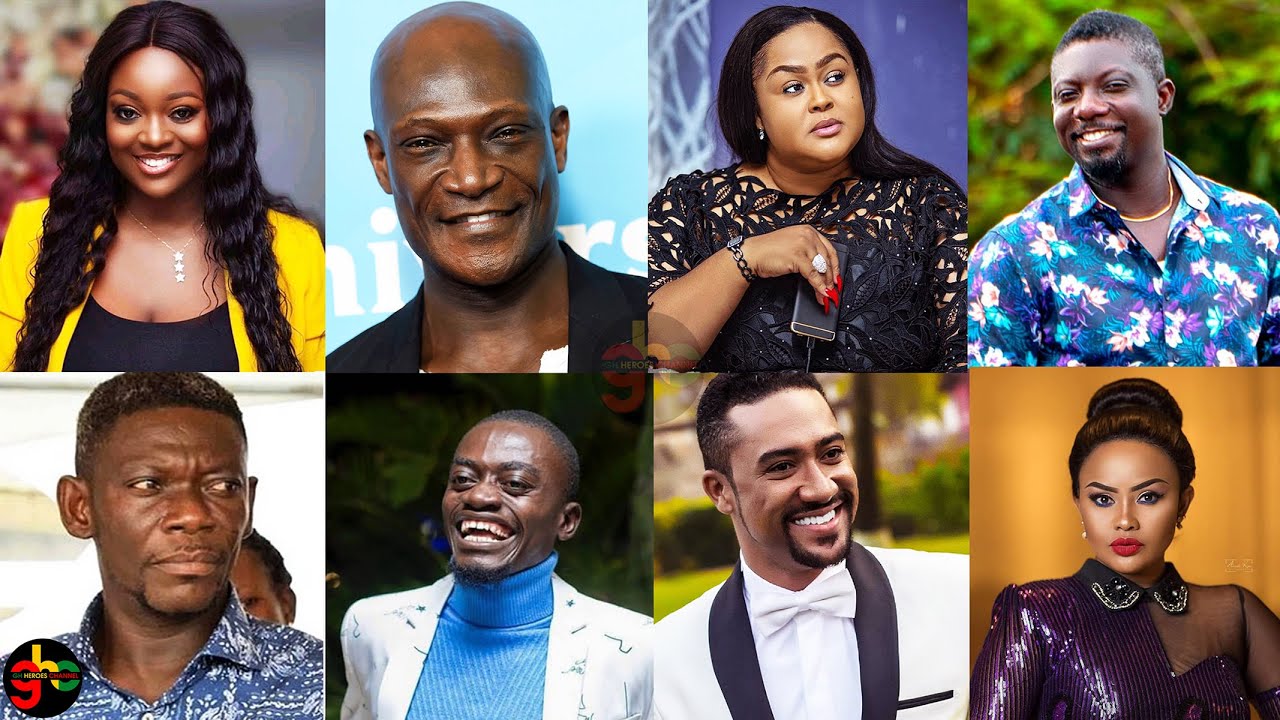 66 Ghanaian Actors & Actresses, their real Name, Where they were born, Aged & their date of birth.